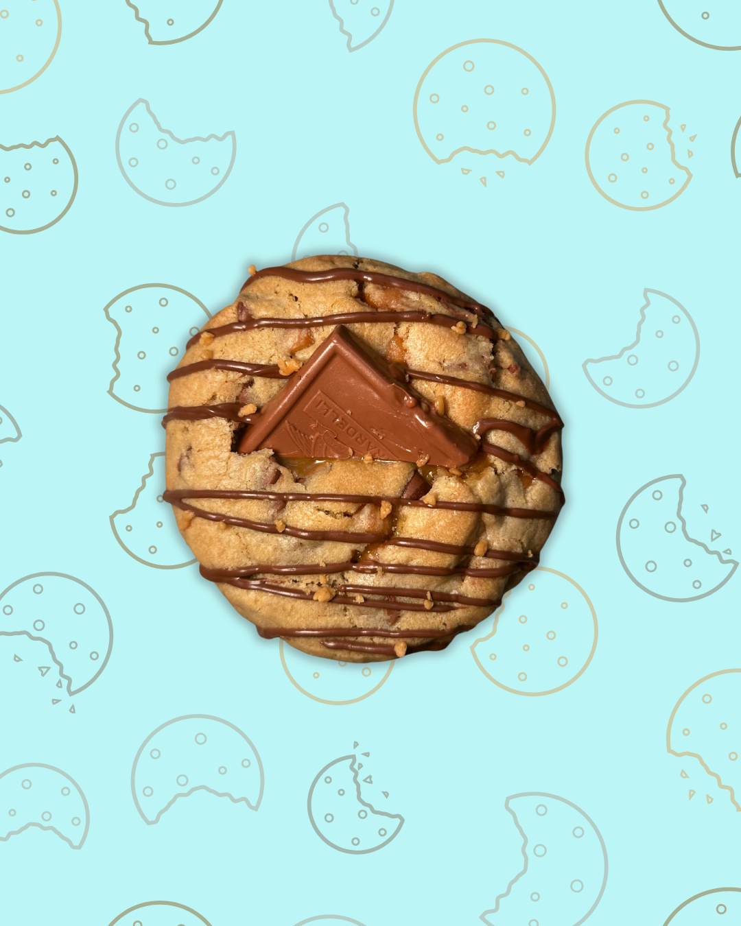 Image of Ghirardeli Chocolate-Carmel Cookie