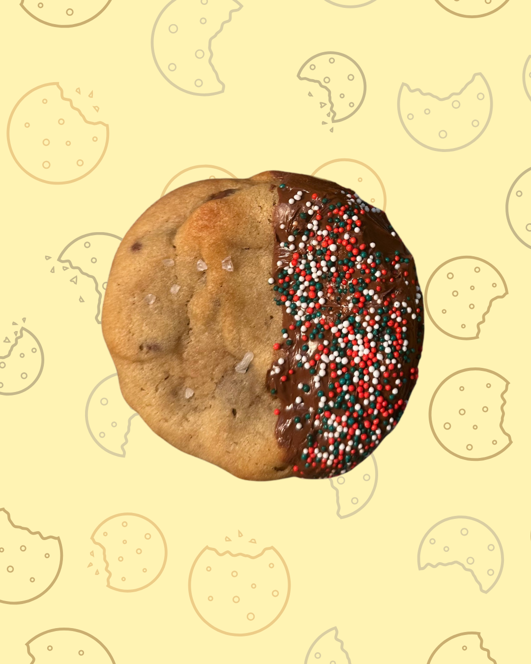 Image of Holiday Half-Dipped Cookie