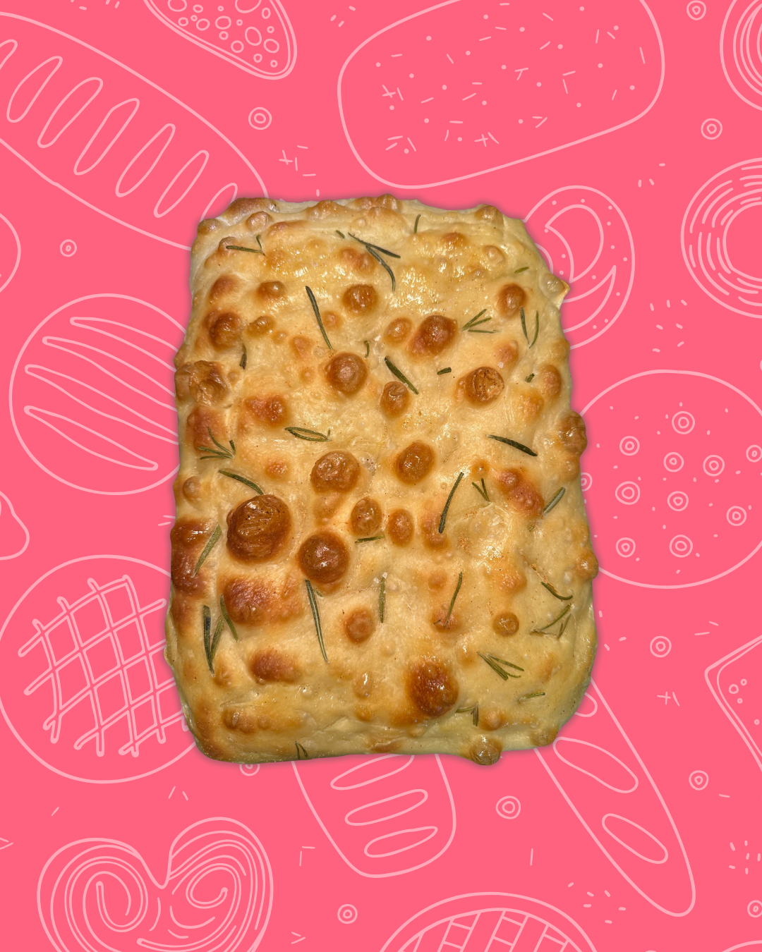 Image of Rosemanry Foccacia Sourdough Bread